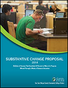 2014 SLOCCCD Substantive Change Proposal