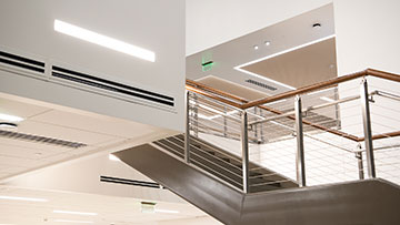 North County campus student center staircase
