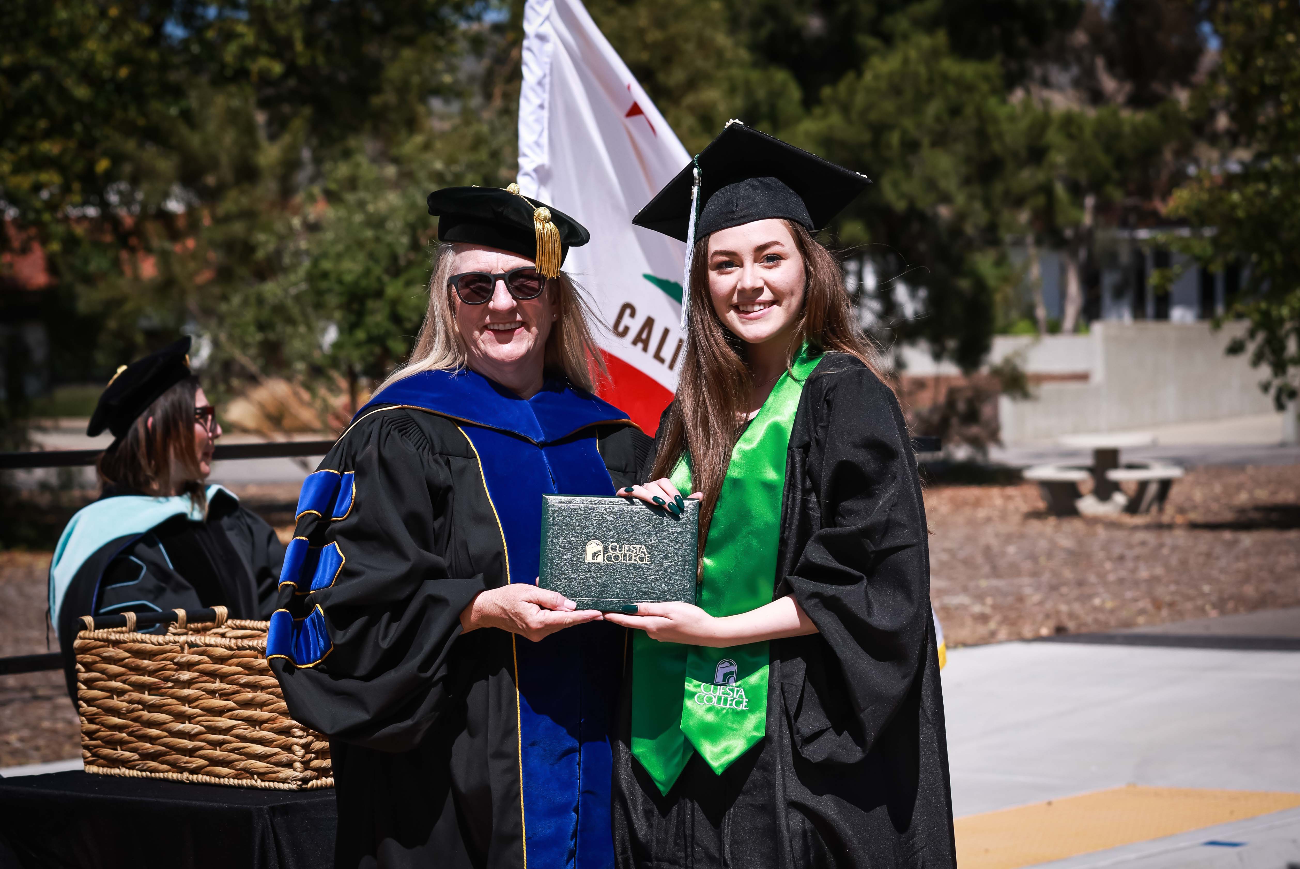 Dr. Jill Stearns with graduate