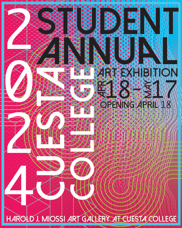 2024 Student Annual Art Exhibition Poster
