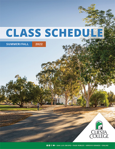 Summer/Fall 2022 Class Schedule