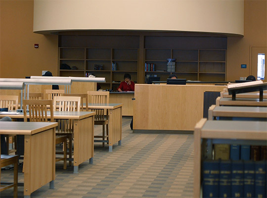 Photo of the library interior
