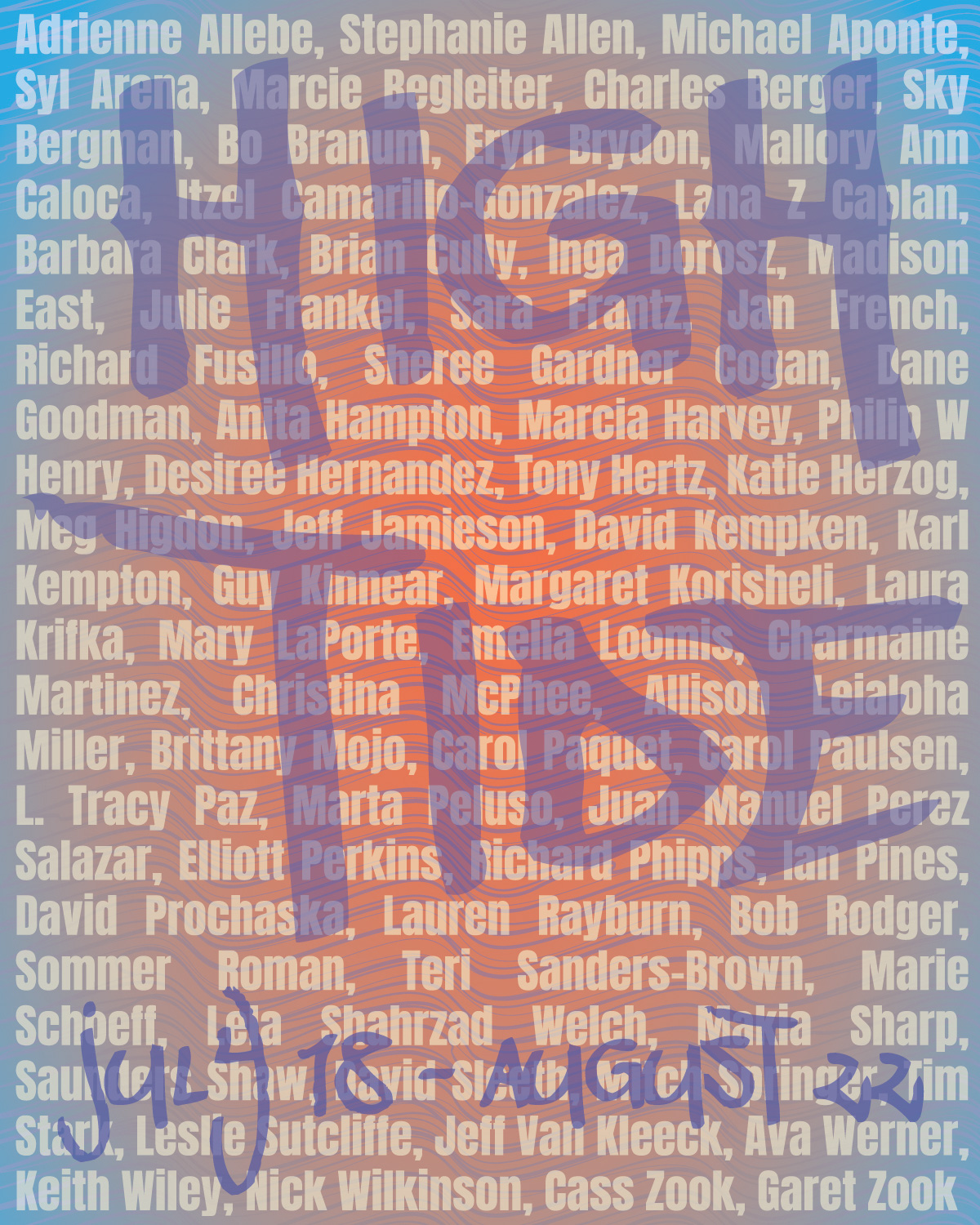 High Tide exhibition poster