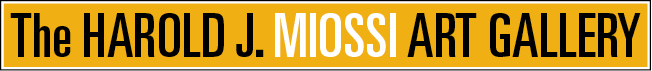Harold J Miossi Art Gallery Yellow Banner