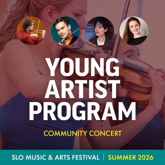 Young Artist Program Community Concert SLO Music & Arts Festival | Summer 2026