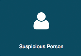 What to do if there's a suspicious person
