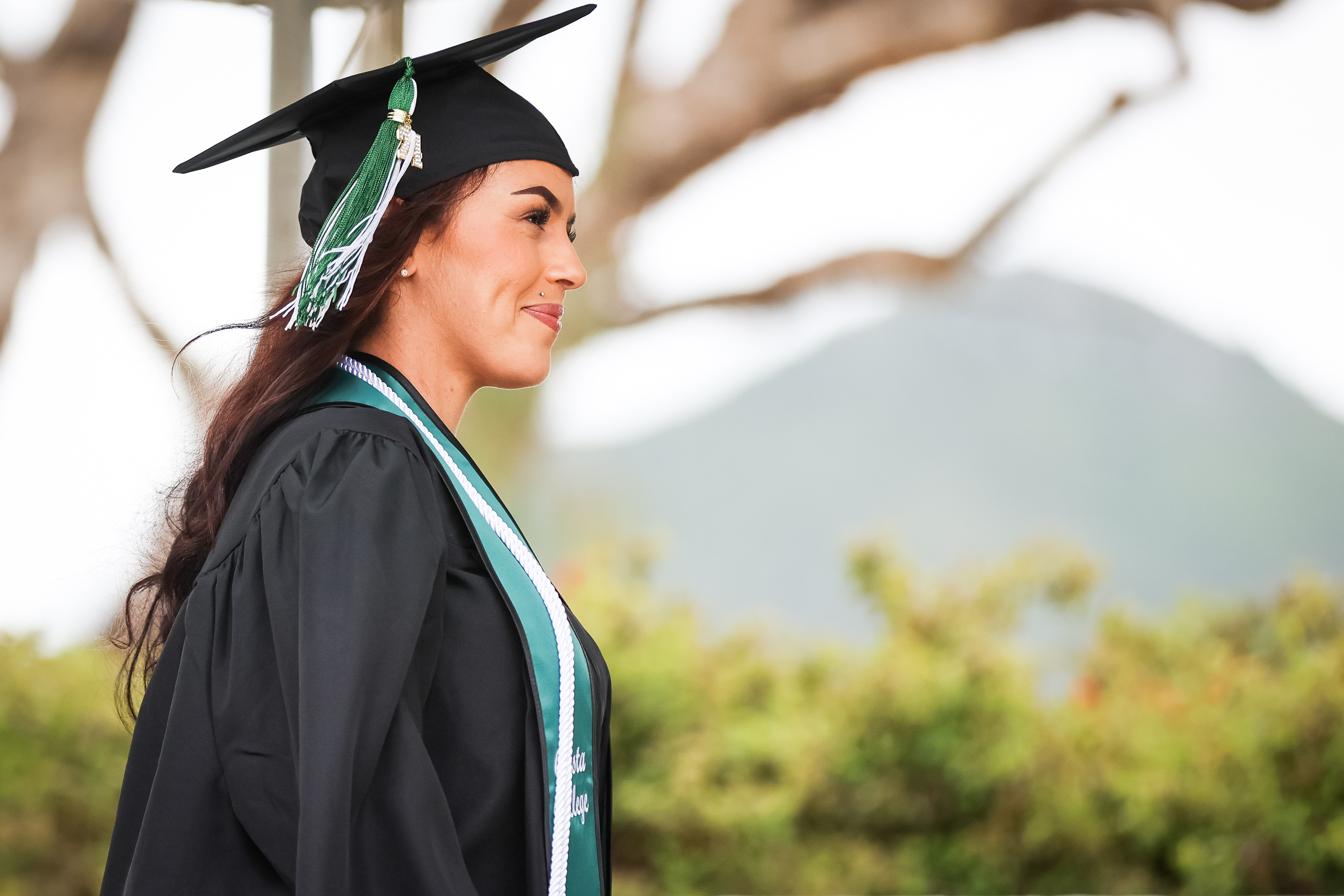 Female graduation student