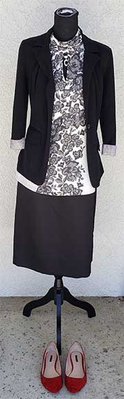 Career Closet Outfit black and white