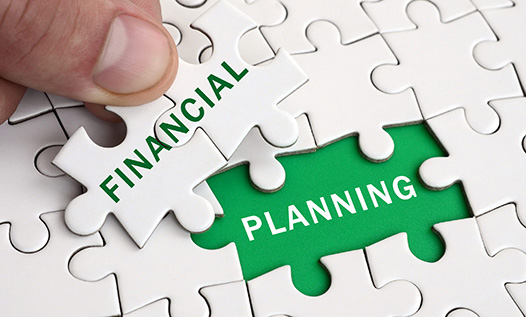 Financial Planning puzzle pieces