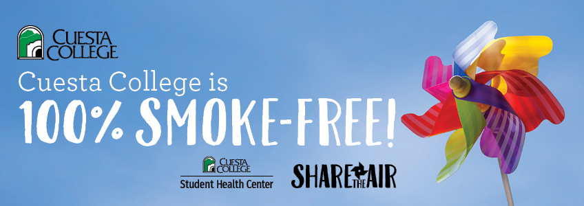 Cuesta College is 100% Smoke free
