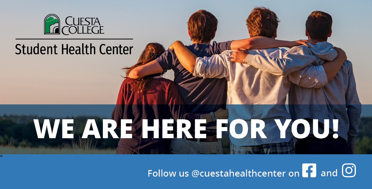 we are here for you banner