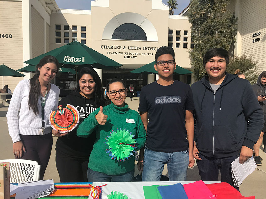 Estella with Students